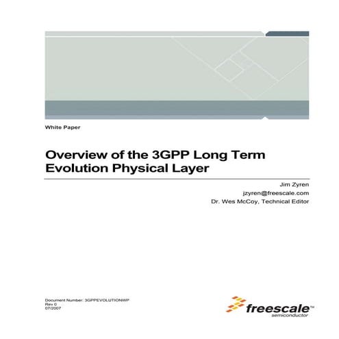 3 gpp lte physical layer
