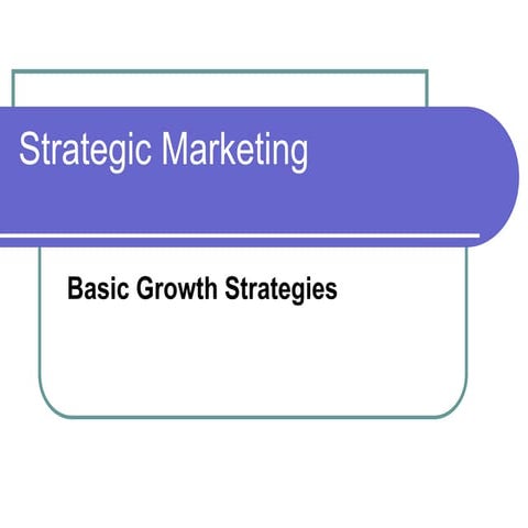 growth strategies