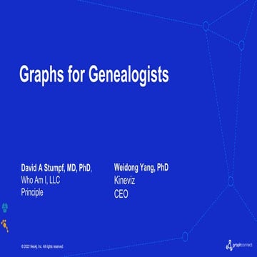 Graphs for Genealogists