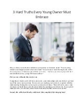 Hard Truths Every Millennial Owner Must Embrace