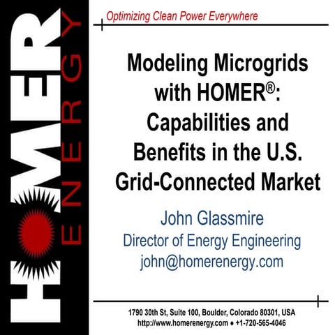 4.3_Modeling Microgrids with HOMER_Glassmire_EPRI/SNL Microgrid