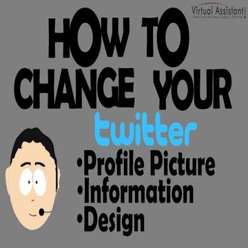 How to Change Your Twitter Profile