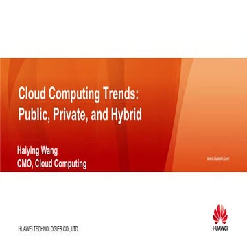 La tendencia de Cloud Computing. Nubes públicas, privadas e híbridas