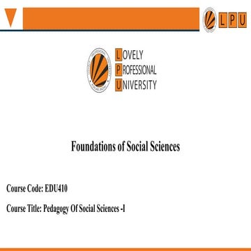 IMPORTANCE OF SOCIAL SCIENCE | PPTX