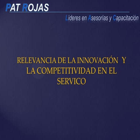 3 innovación y la competencia