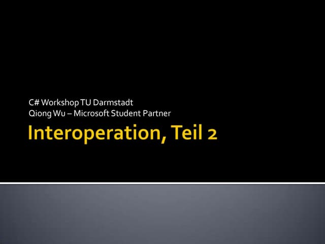 3 Interop Part2