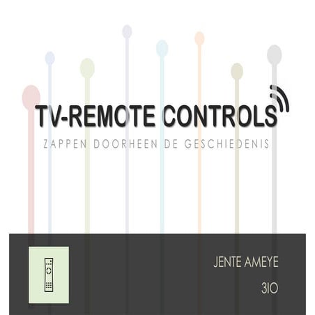 History in Industrial Styling of TV Remotes [Dutch]