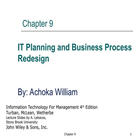 3 Information Systems planning and selection.ppt