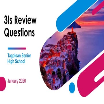 3Is REVIEW 2026 PowerPoint Presentation SHS | PPTX