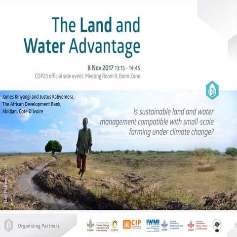 A supporting enabling environment in Africa, including role of credit/savings...