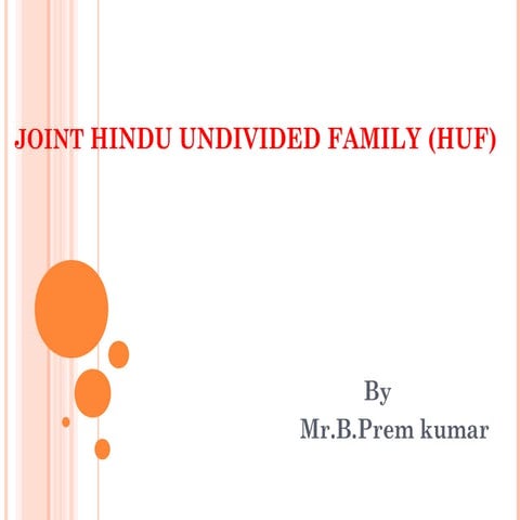 Joint hindu undivided family