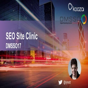 SEO Site Clinic - Natalie Mott