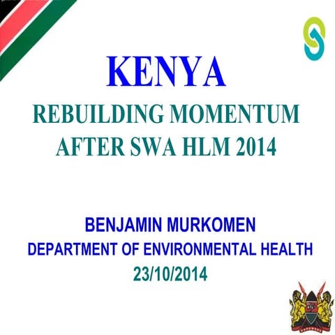 Rebuilding Momentum after the HLM - Kenya (in English and French)