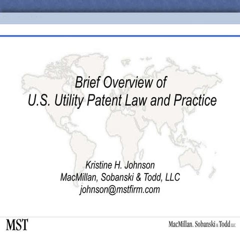 03-Brief Overview of U.S. Utility Patent Law and Practice