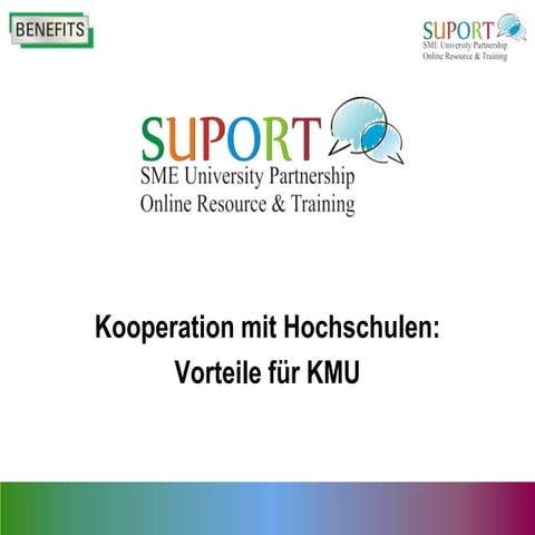 Chancen und Vorteile für KMU