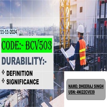 concrete_durability_ for civil engineering