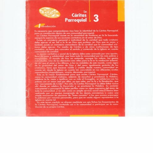 3 la cáritas parroquial   taller de cáritas parroquiales