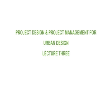 PROJECT  MANAGEMENT FORURBAN DESIGN.pptx