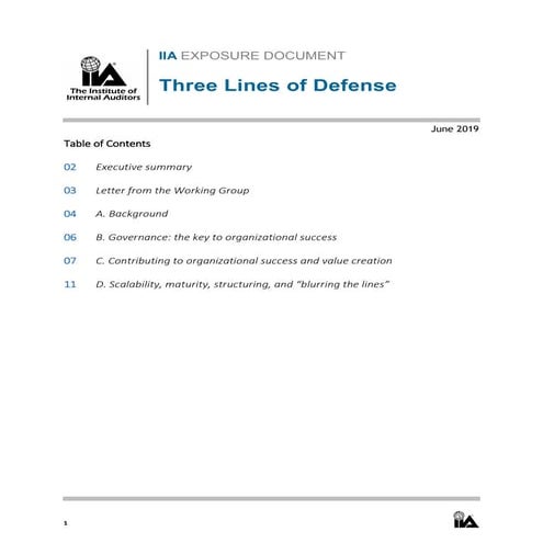 Three Lines of Defense