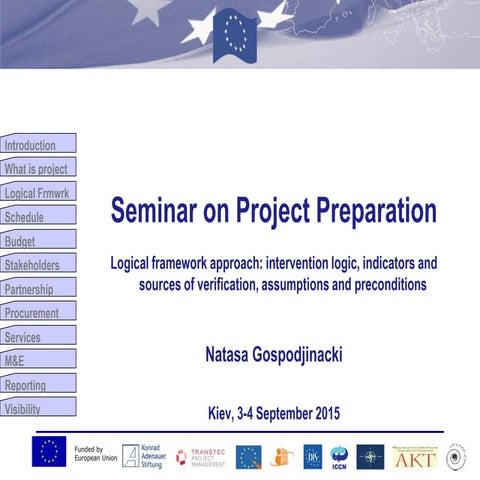 3_Logframe, problem and objectives, indicators, assumptions | PDF