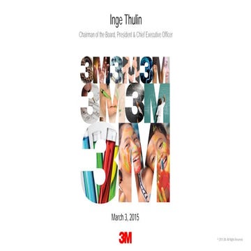 3M Company JP Morgan Conference