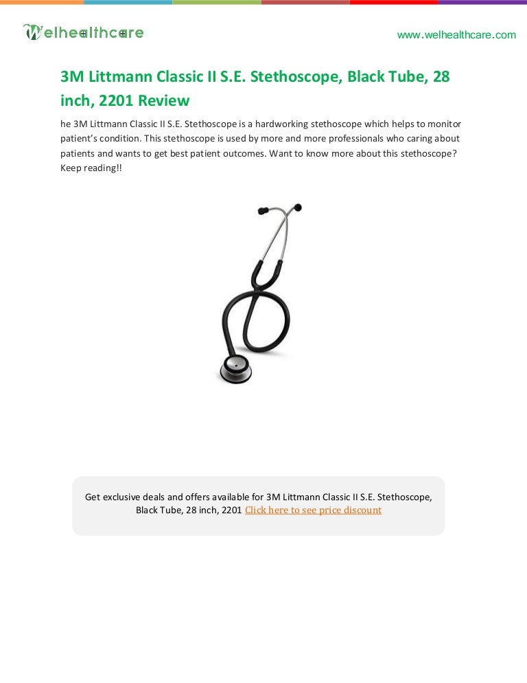 discount littmann stethoscope classic ii
