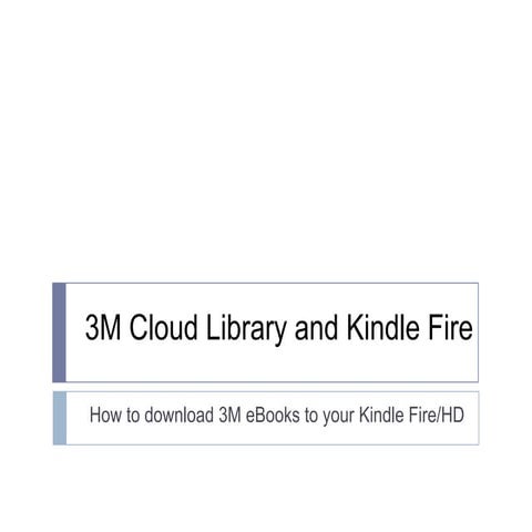 3M and Kindle Fire