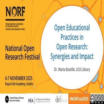 NORFest 2025 Lightning Talk 8: 'Open Educational Practices in Open Research: ...