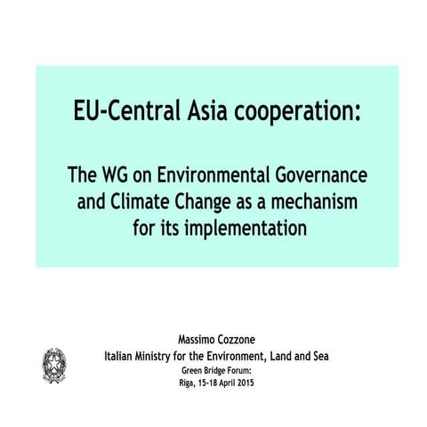 Implementation of the Water Diplomacy Project | PPT