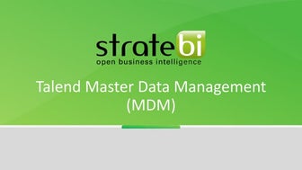 Master Data Management (MDM) con Talend
