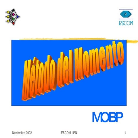 Backpropagation  con momentum