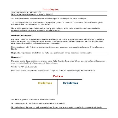 3° modulo de contabilidade | PDF