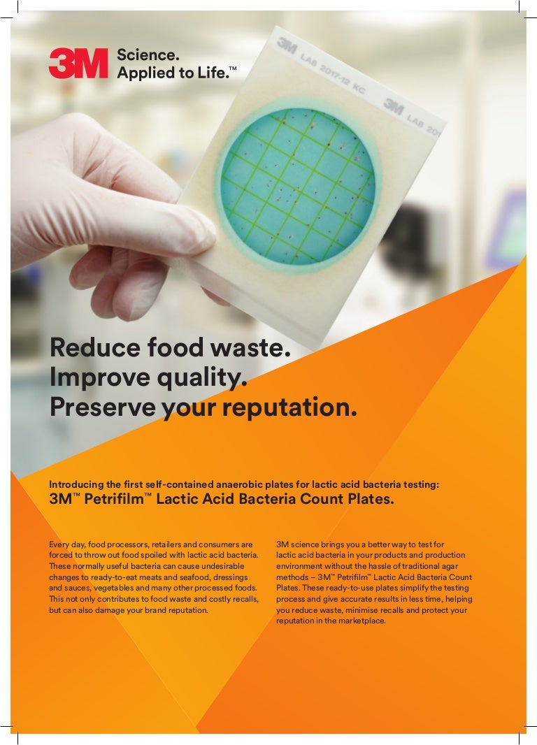 3M™ Petrifilm™ Lactic Acid Bacteria