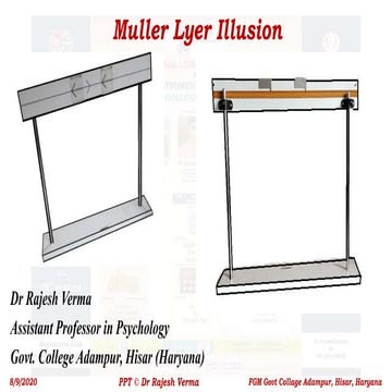 Muller lyer illusion
