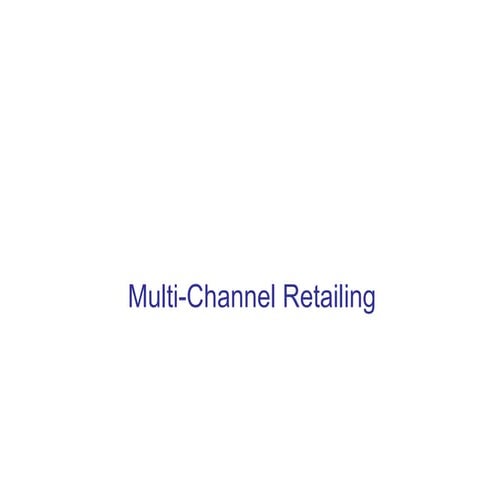 Retail Multichannel 