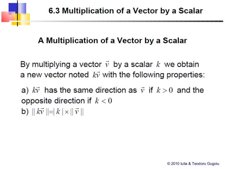 3 multiplication of_a_vector_by_a_scalar