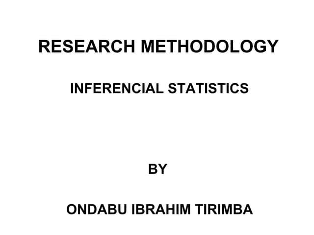 RESEARCH METHODS LESSON 3
