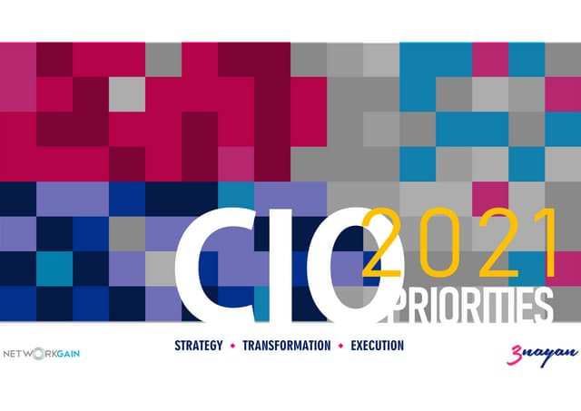 CIO priorities 2021