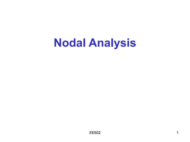 3 nodal analysis