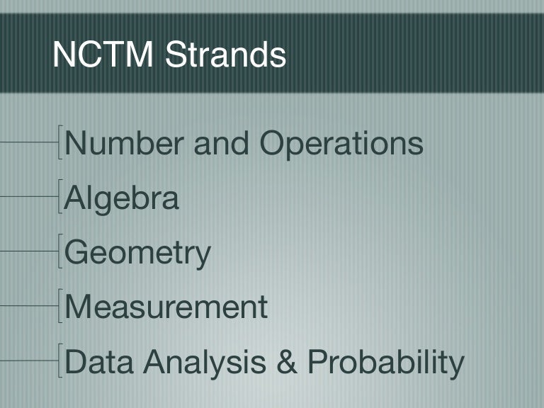 NCTM Number and Operations
