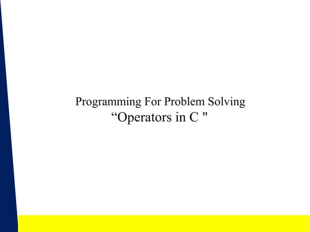 Operators in C programming language.pptx
