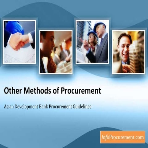 3 other methods of procurement