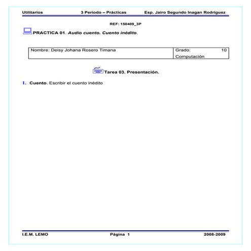 Triptico de la familia | DOCX
