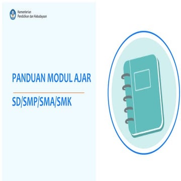3 Panduan Modul Ajar sebagai perangkat guru