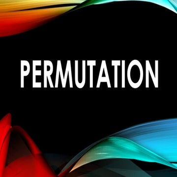 Permutation -Mathematics 10 3rd Quarter.pptx