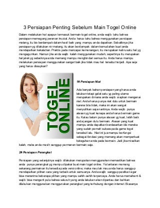 main togel online klik4d