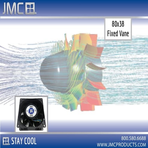 JMC 80x38 Fixed Vane DC Fan | PDF