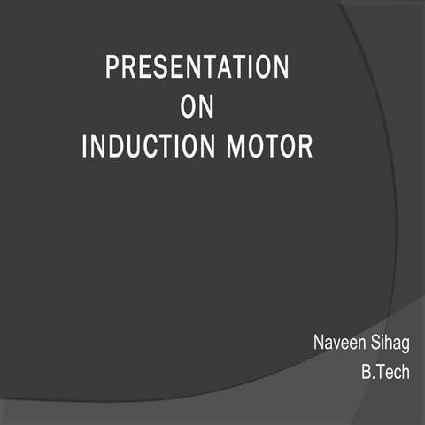 3phase induction motor