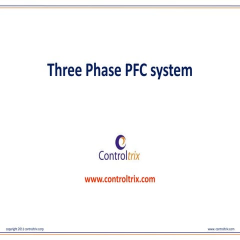 3 Phase Power Factor Correction (PFC)