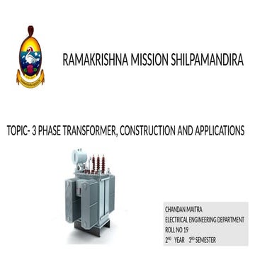 3 phase transformer construction and working